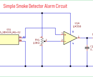 Simple Smoke Detector Alarm Circuit using MQ02