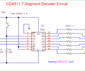 CD4511 7-Segment Decoder Circuit