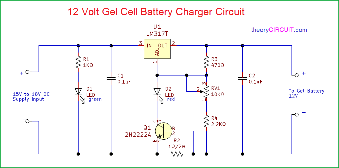 12 volt battery with solar charger