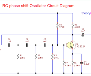 RC phase shift Oscillator Circuit
