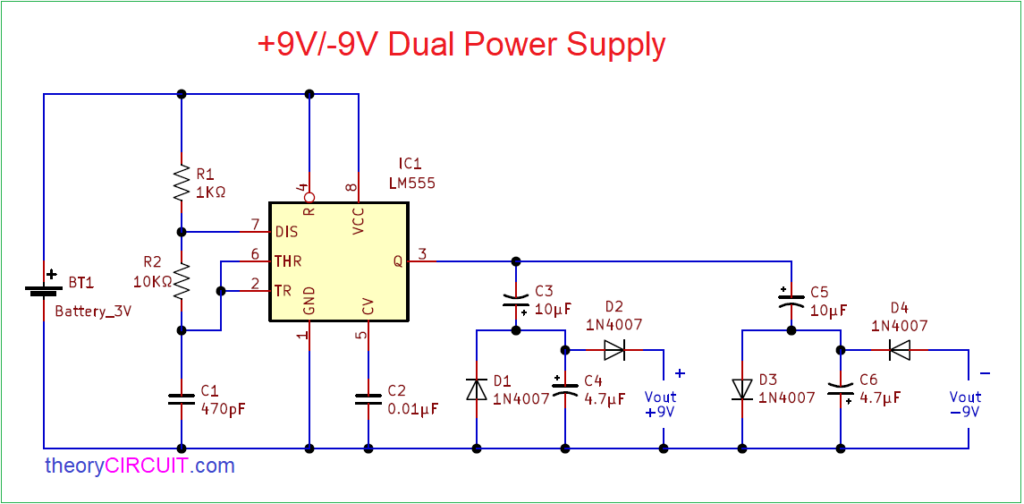 5v Dual Power Supply Circuit Diagram