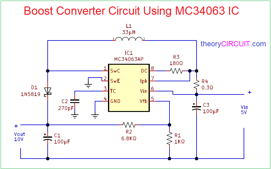 Interleaved Boost Converter Circuit Diagram