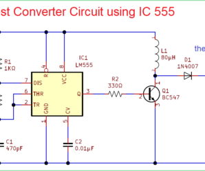 Boost Converter Circuit 555