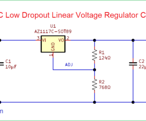 AZ1117C Low Dropout Linear Voltage Regulator Circuit