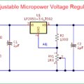 LP2950 Adjustable Micropower Voltage Regulator Circuit