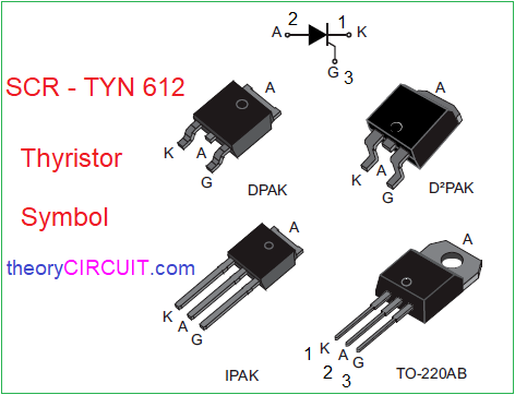 scr tyn612 pin configuration - theoryCIRCUIT - Do It Yourself ...