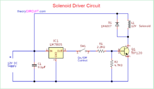 Solenoid Driver Circuit - theoryCIRCUIT - Do It Yourself Electronics ...