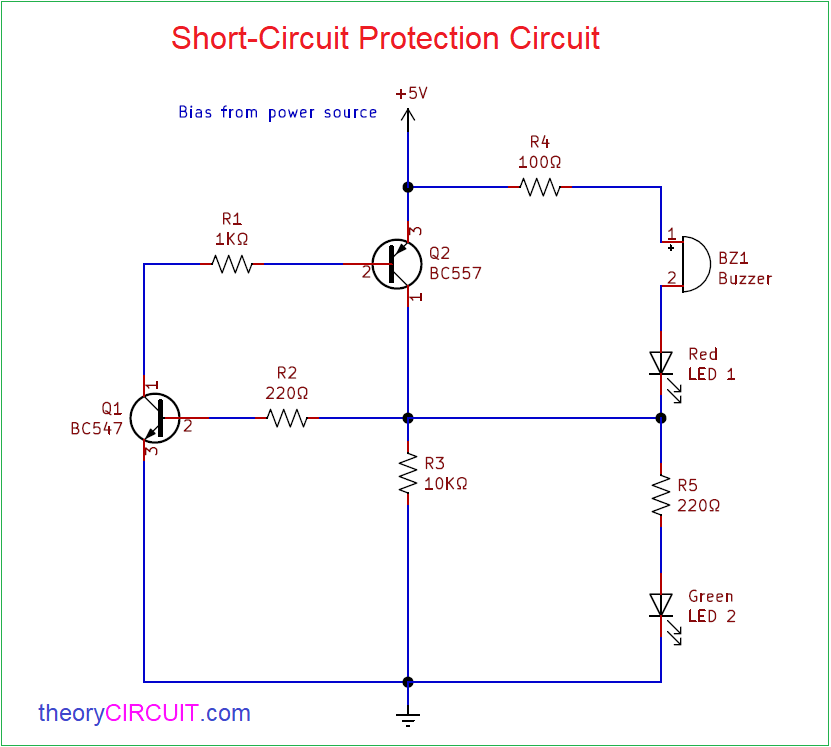 Built-in Temperature Protection and Short Circuit Protection