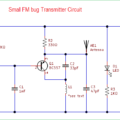 Small FM bug Transmitter Circuit