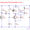 multipurpose FM transmitter circuit