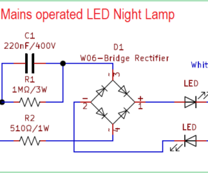 Simple Mains operated LED Night Lamp