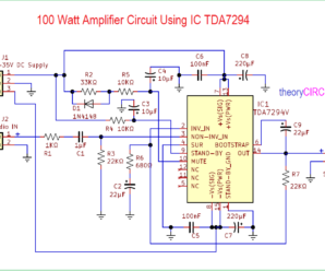 100 Watt Amplifier Circuit