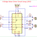 H-Bridge Motor Driver Circuit L293D