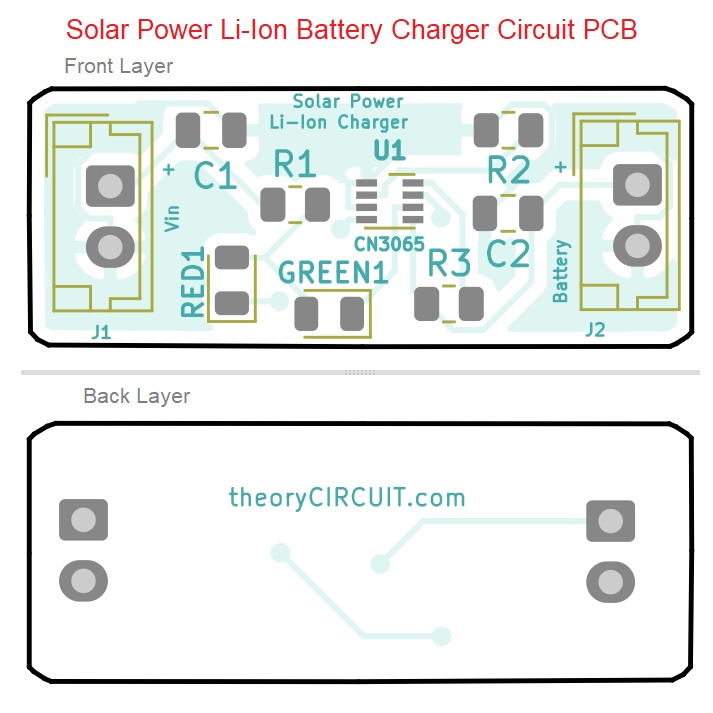Solar Power Li-Ion Battery Charger Circuit