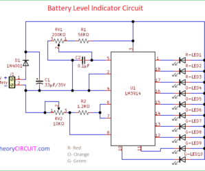 Battery Level Indicator Circuit