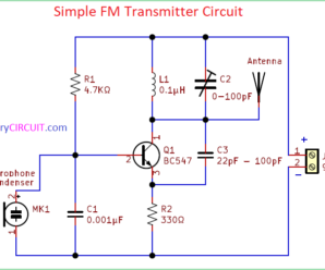 Simple Voice FM Transmitter Circuit