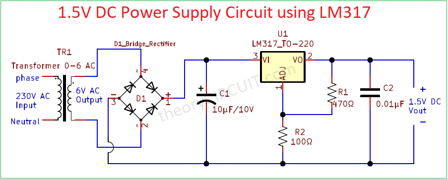 AC to DC 5V Regulated Power supply