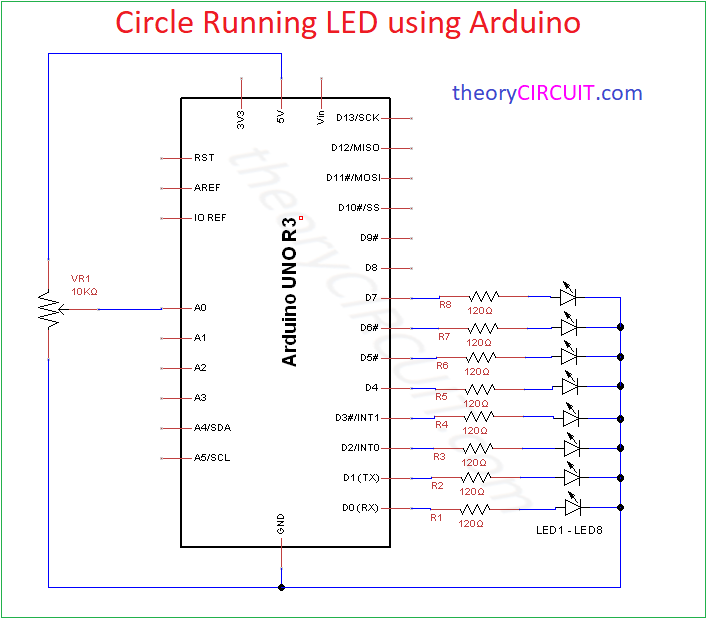 led diagram connection