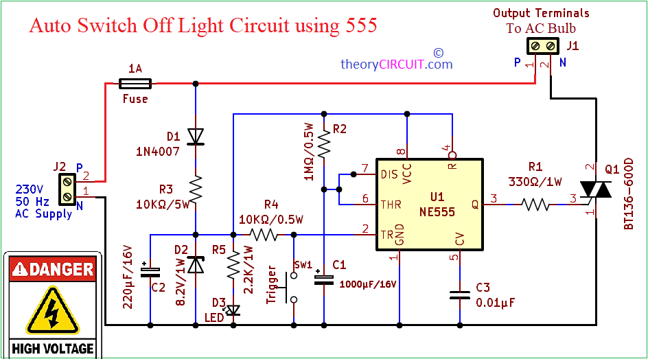 How to Make a Power ON Alarm with Auto OFF Circuit