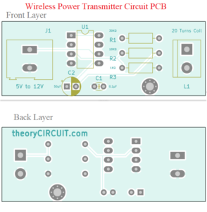 Wireless Power Transmitter and Receiver Circuit