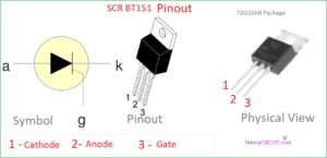 Bt151 AC Lamp Power Control Circuit