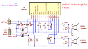LA4440 Audio Amplifier Circuit