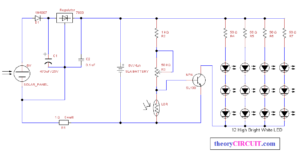 Automatic solar power LED light