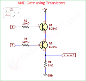 Design Logic Gates using Transistors