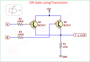 Design Logic Gates using Transistors