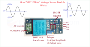 Interfacing AC Voltage Sensor with Arduino